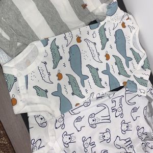 (3-6 months) and (6-9 months) Baby Boy undershirts(3/$15)